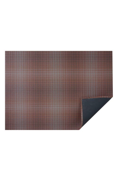 Chilewich Parade Woven Floor Mat, 72" X 106" In Brown