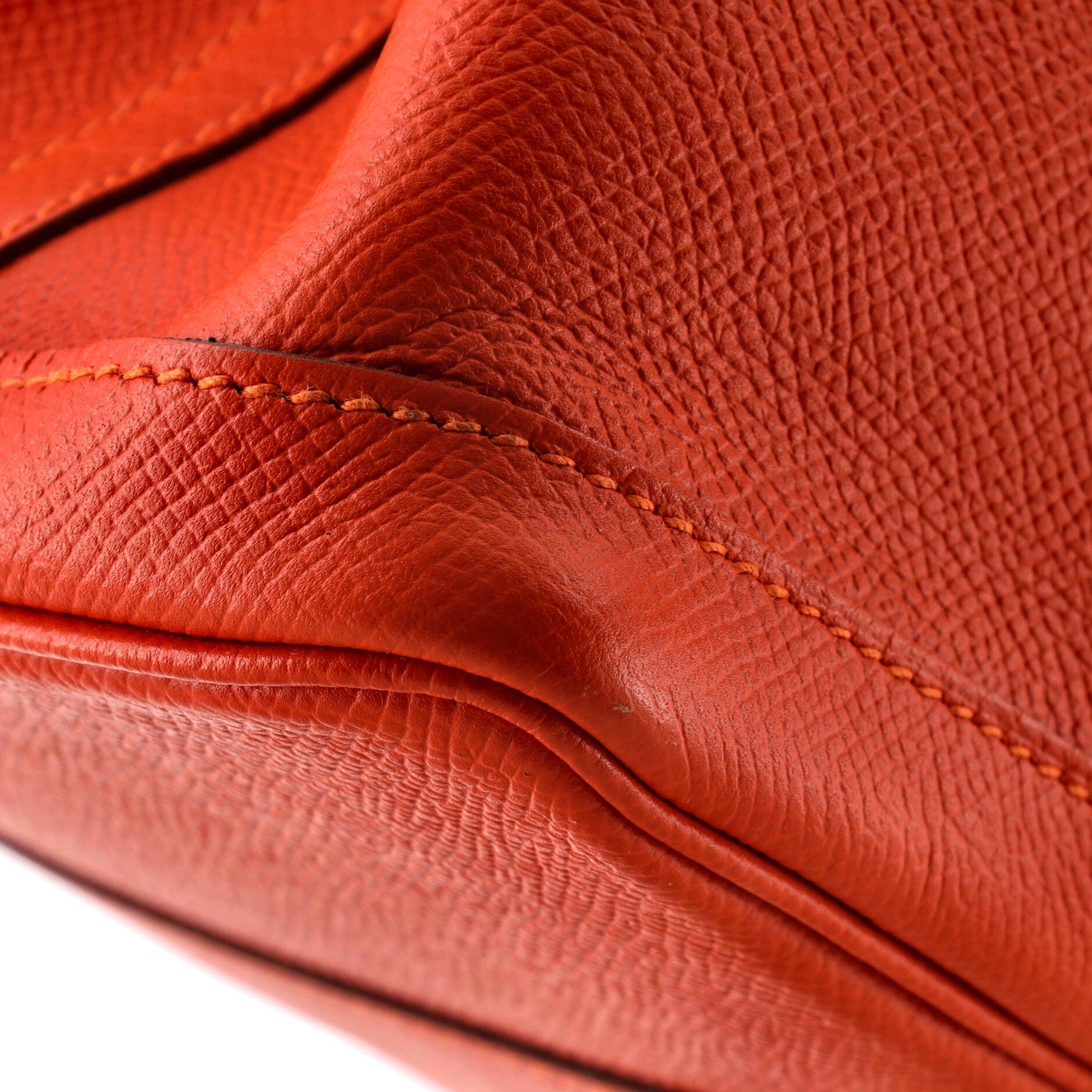 Pre-Owned Hermes Garden Party Tote Leather 30, Alternate, color, Feu