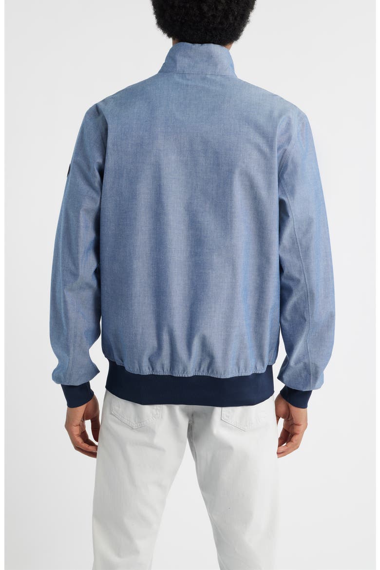 Clement Waterproof Jacket, Alternate, color, INDIGO CHAMBRAY