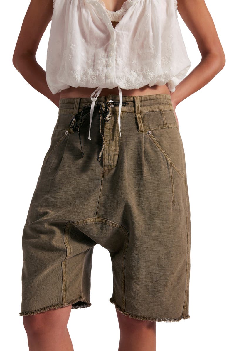 Free People Sage Tie Waist Shorts, Alternate, color, 