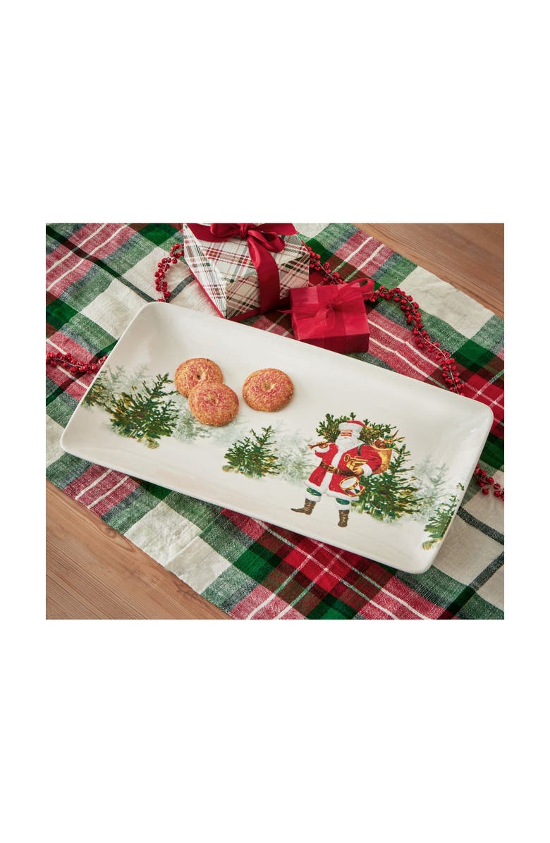 tag So This Is Christmas Rectangular Serving Platter Multicolor, Alternate, color, Multicolored