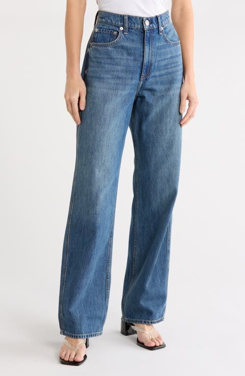 Shea High Waist Full Straight Leg Jeans