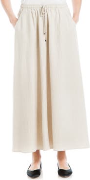 MAX STUDIO Textured Crop Maxi Skirt