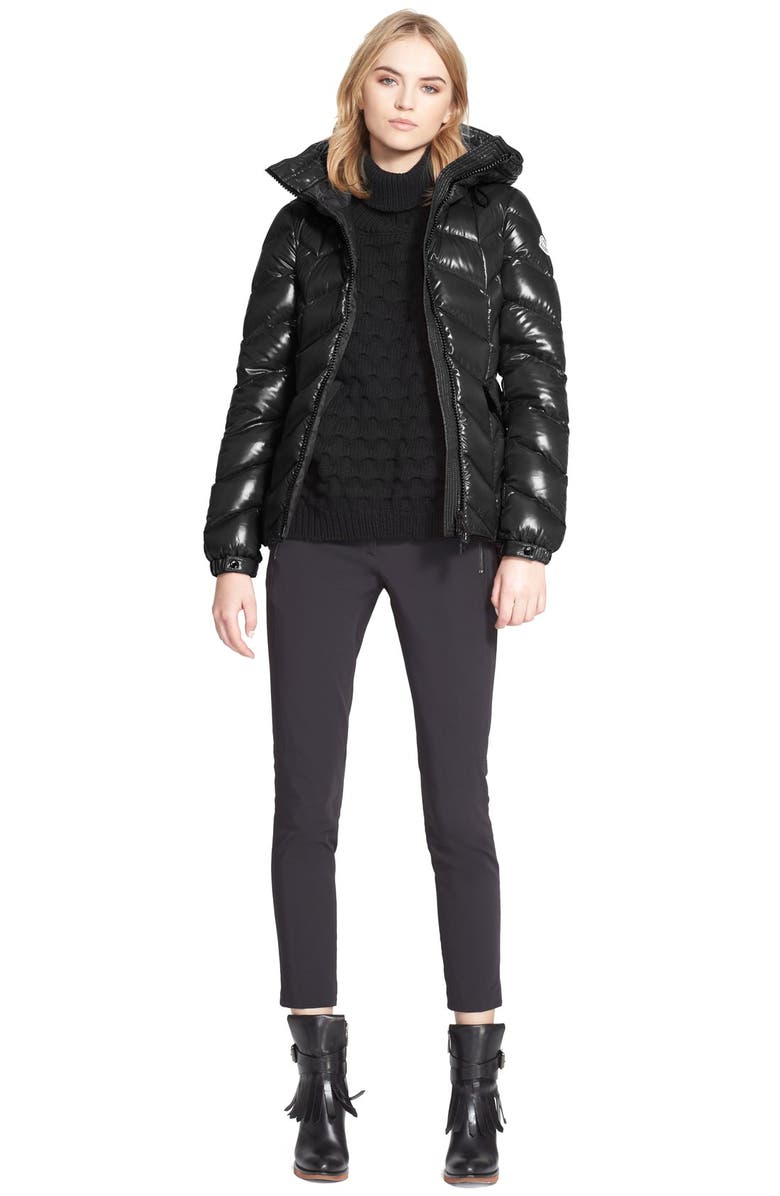 Moncler 'Badete' Hooded Down Puffer Coat, Alternate, color, 