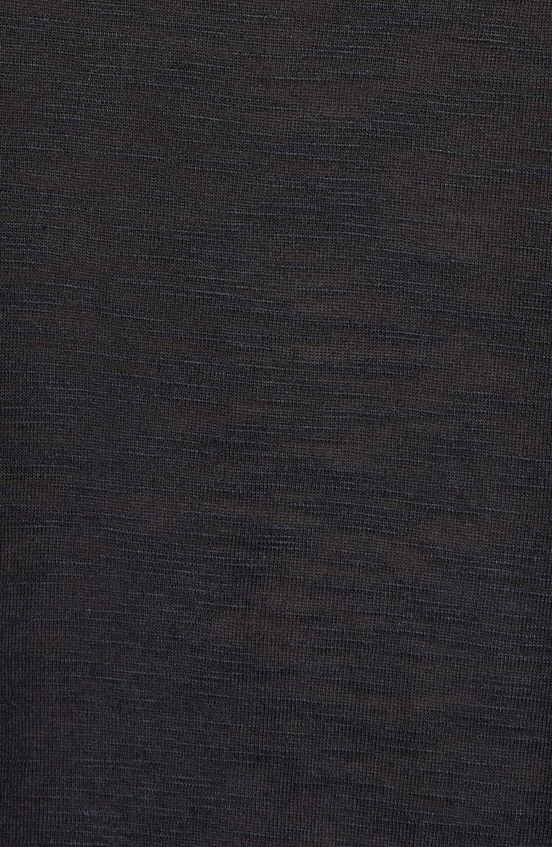 Becca Breezy Basics Keyhole Tie Sleeve Cover-Up Dress, Alternate, color, 