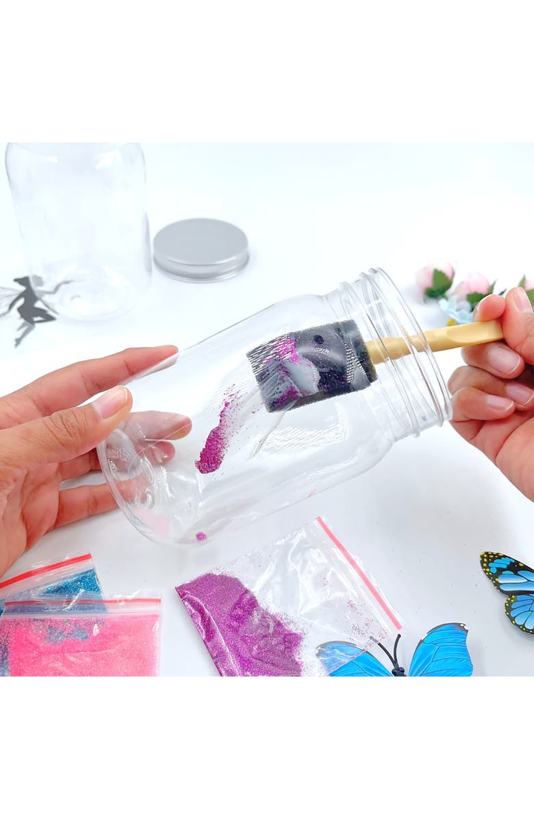 MODBOX DIY Glowing Fairy Lanterns Kit, 2 Pack, Design, Decorate & Create Jars, Alternate, color,