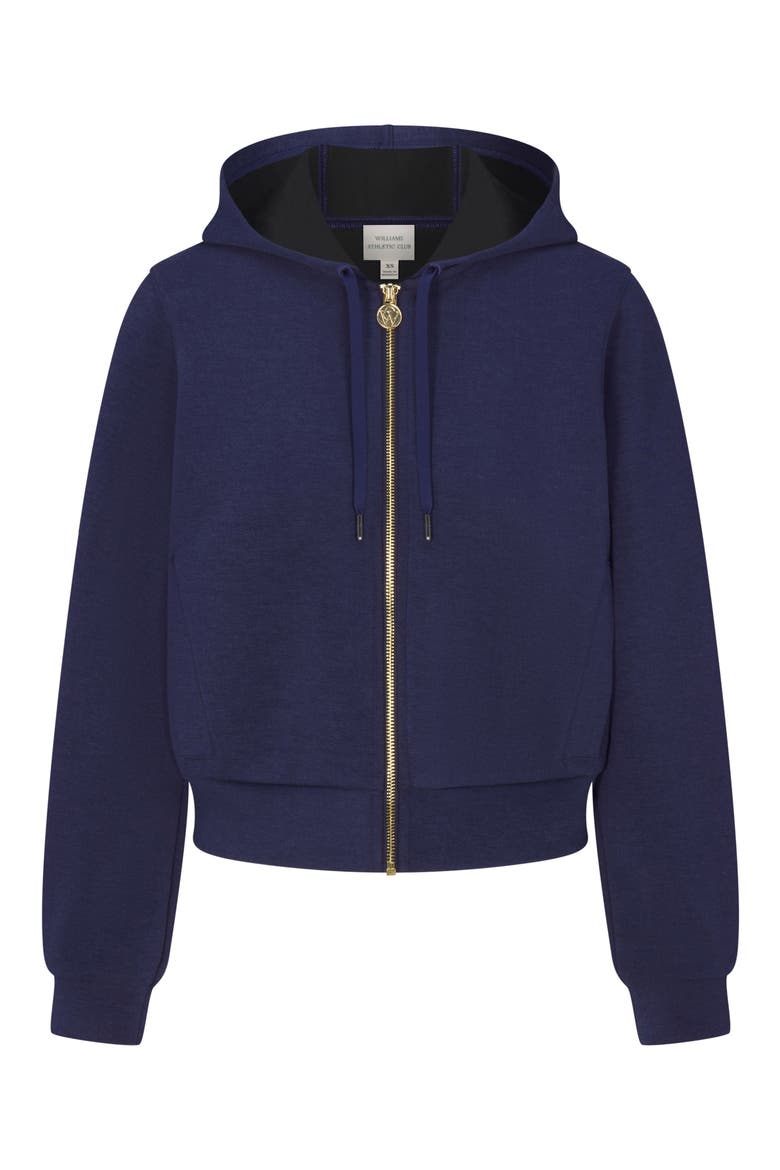 Molly Lightweight Performance Full Zip Hoodie, Alternate, color, LEGACY NAVY BLUE