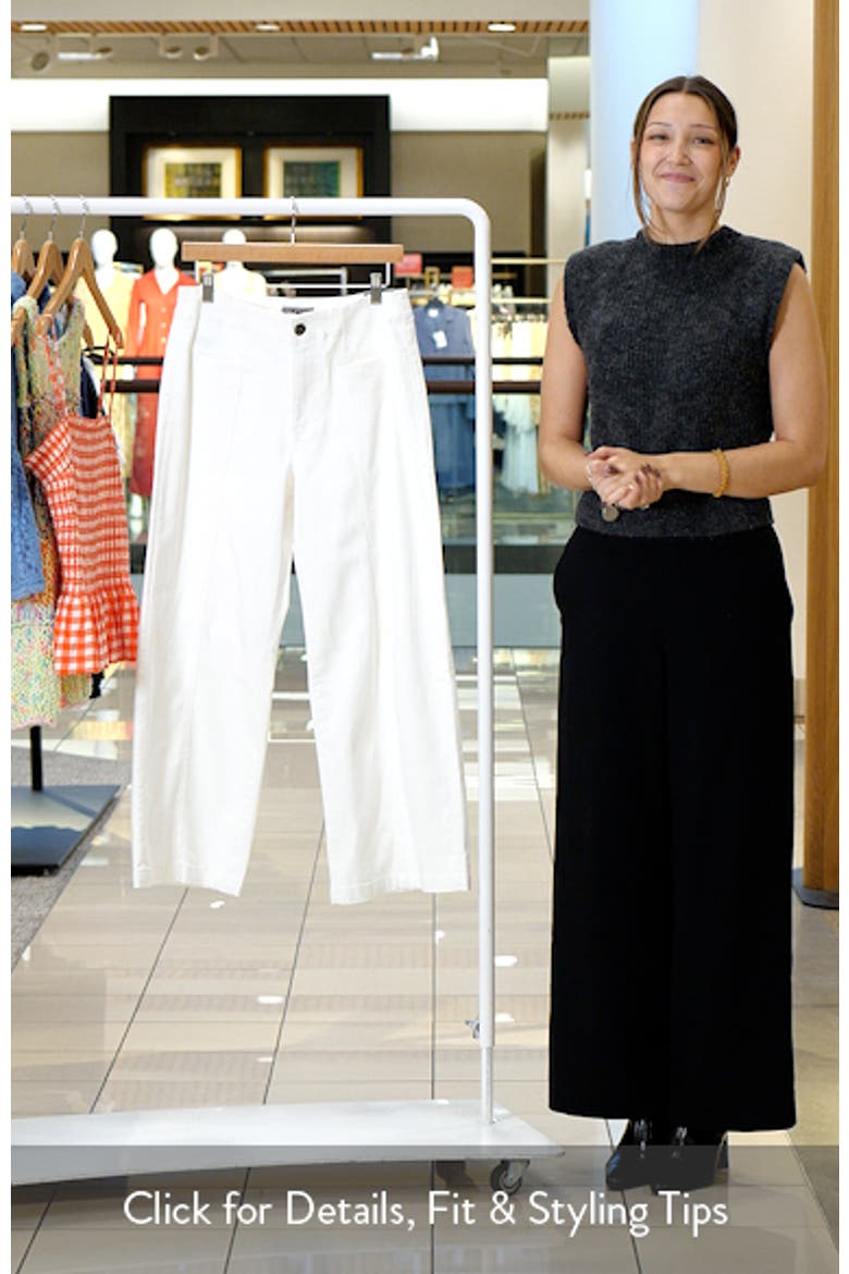 Meg Seamed High Waist Ankle Wide Leg Pants video