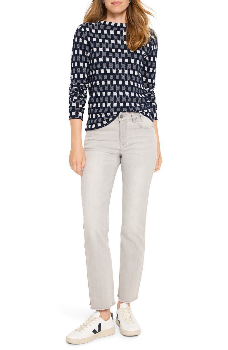 NIC+ZOE Geo Knit Top, Alternate, color, 