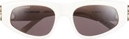 Balenciaga Novelty 53mm Cat Eye Sunglasses