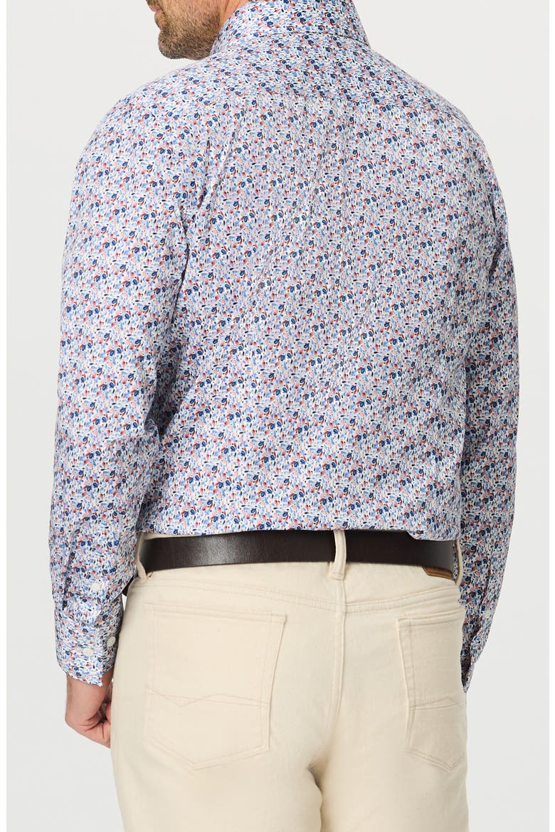 Mackney Floral Cotton Button-Up Shirt, Alternate, color, MULTI