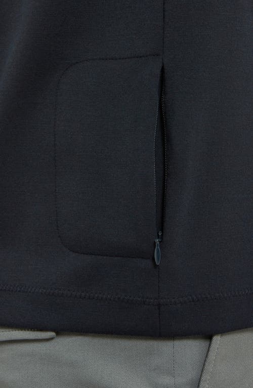 Sealskinz Middleton Quarter Zip Top In Navy
