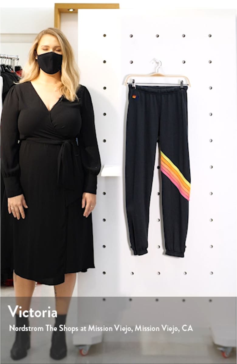 Chevron Stripe Joggers, sales video thumbnail