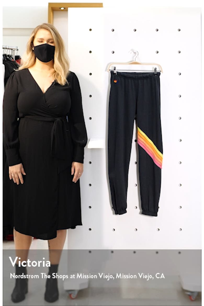 Chevron Stripe Joggers video