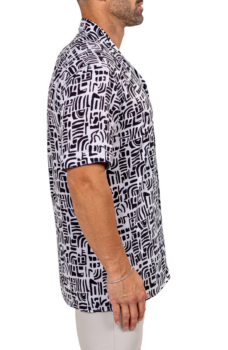 Maceoo Apachi Marthyr0249 White Camp Shirt, Alternate, color, 