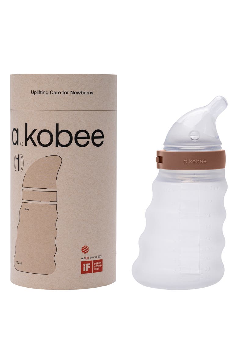 a.kobee Prime 9-Ounce Baby Bottle with Newborn Flow, Alternate, color, Cacao
