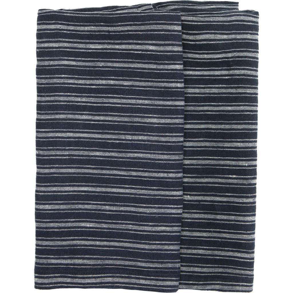 Caravan Home Boat Stripe Linen Towels