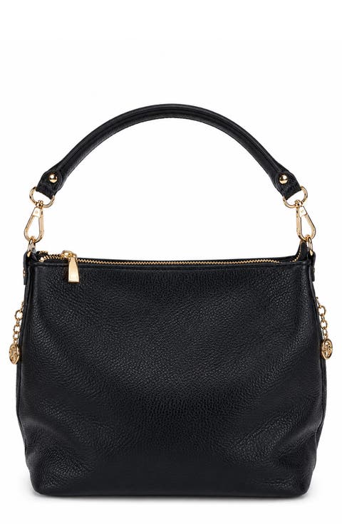Beatrice Leather Hobo Shoulder Bag