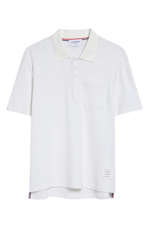 Relaxed Fit Cotton & Linen Polo