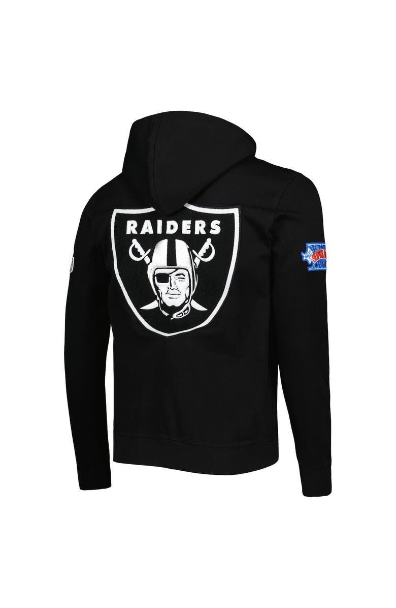 PRO STANDARD Men's Pro Standard Black Las Vegas Raiders Hometown Full-Zip Hoodie, Alternate, color, 