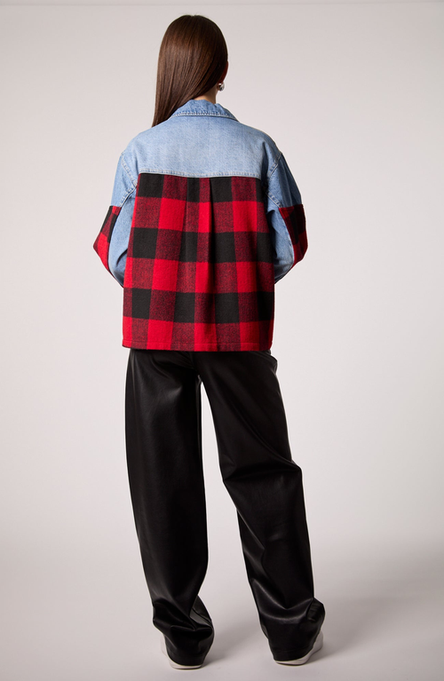 Blue Revival Your Ex Boyfriends Shacket In Blue