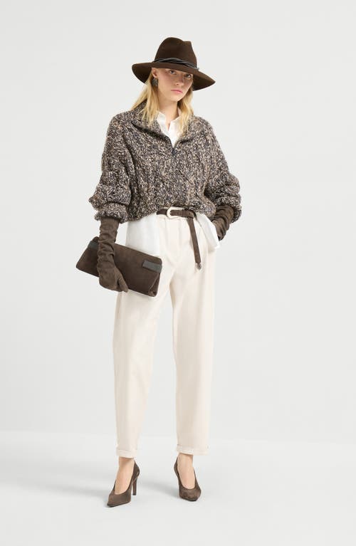 Brunello Cucinelli Baggy Trousers In Gray
