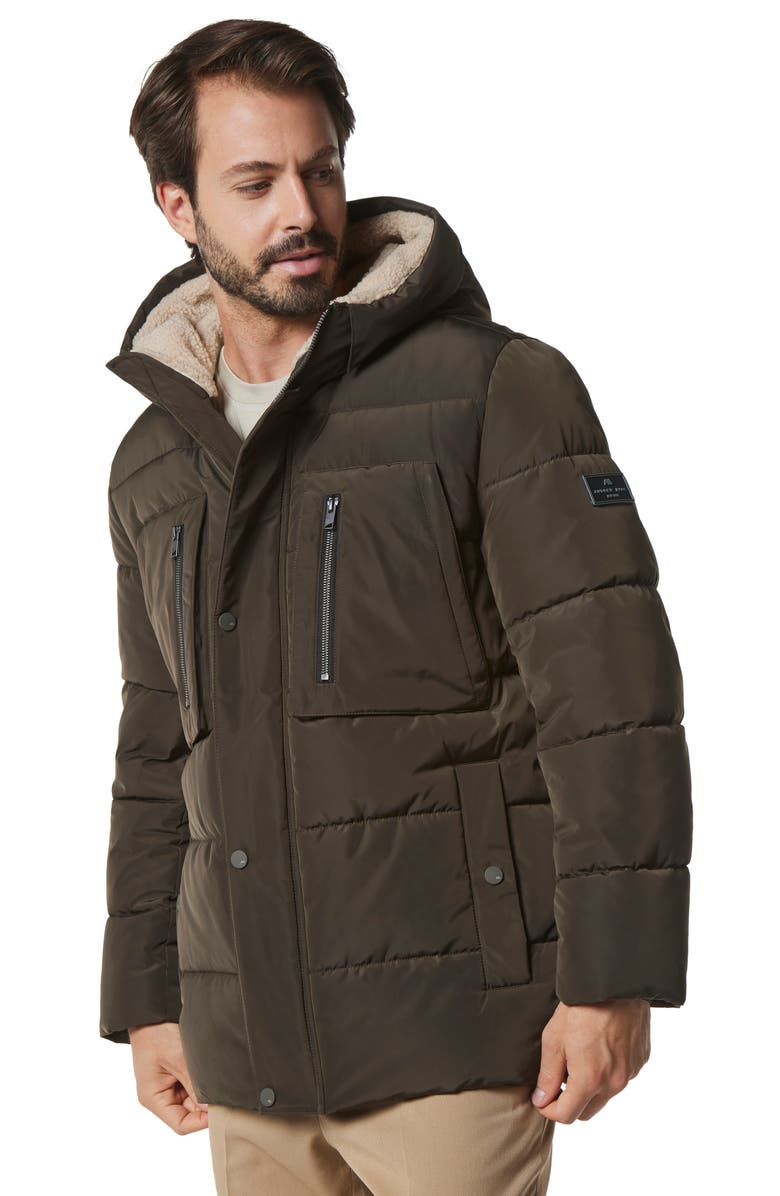 Marc New York Yarmouth Water Resistant Puffer Jacket, Alternate, color, Jungle