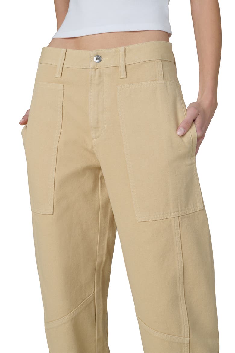The Krista High Waist Wide Leg Jeans, Alternate, color, BISCOTTI