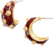 Karine Sultan Espresso Hoop Earrings
