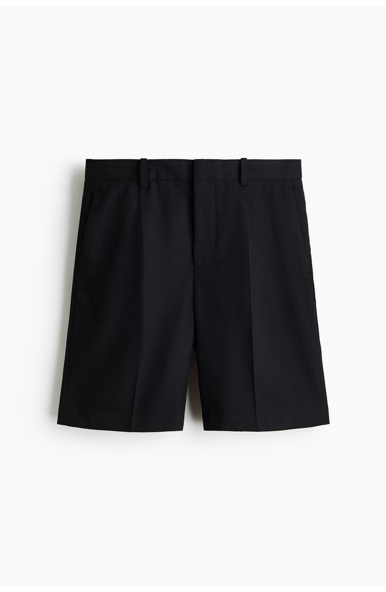 H&M Loose Fit Bermuda Shorts, Alternate, color, Black