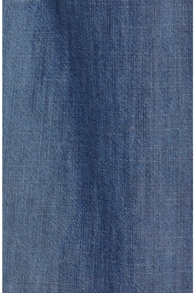 Side Pocket Chambray Wrap Skirt, Alternate, color, CHAMBRAY