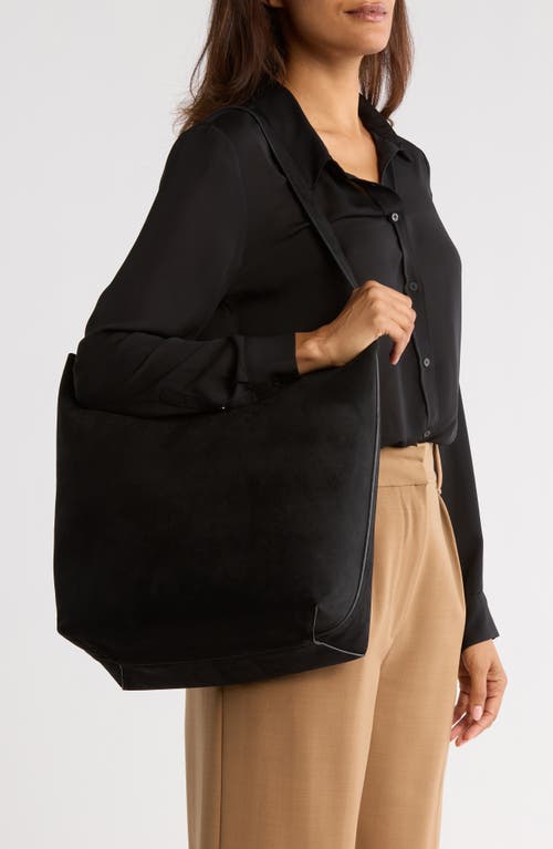 Bcbg Slouchy Bucket Shoulder Bag With Pouch In Black