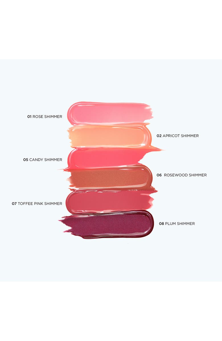 Clarins Lip Perfector Peptide-Plumping & Hydrating Lip Gloss, Alternate, color, Rosewood Shimmer