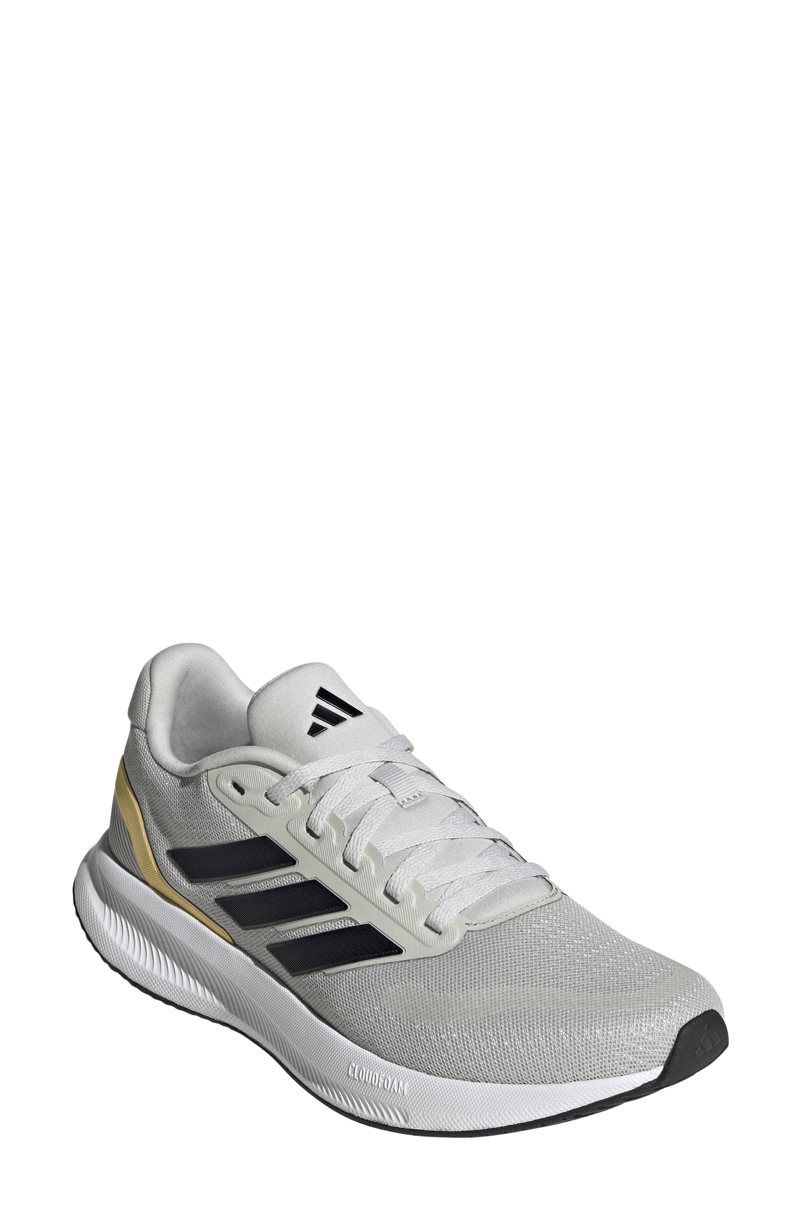 Runfalcon 5 Running Shoe, Main, color, GREY ONE/ CORE BLACK/ WHITE