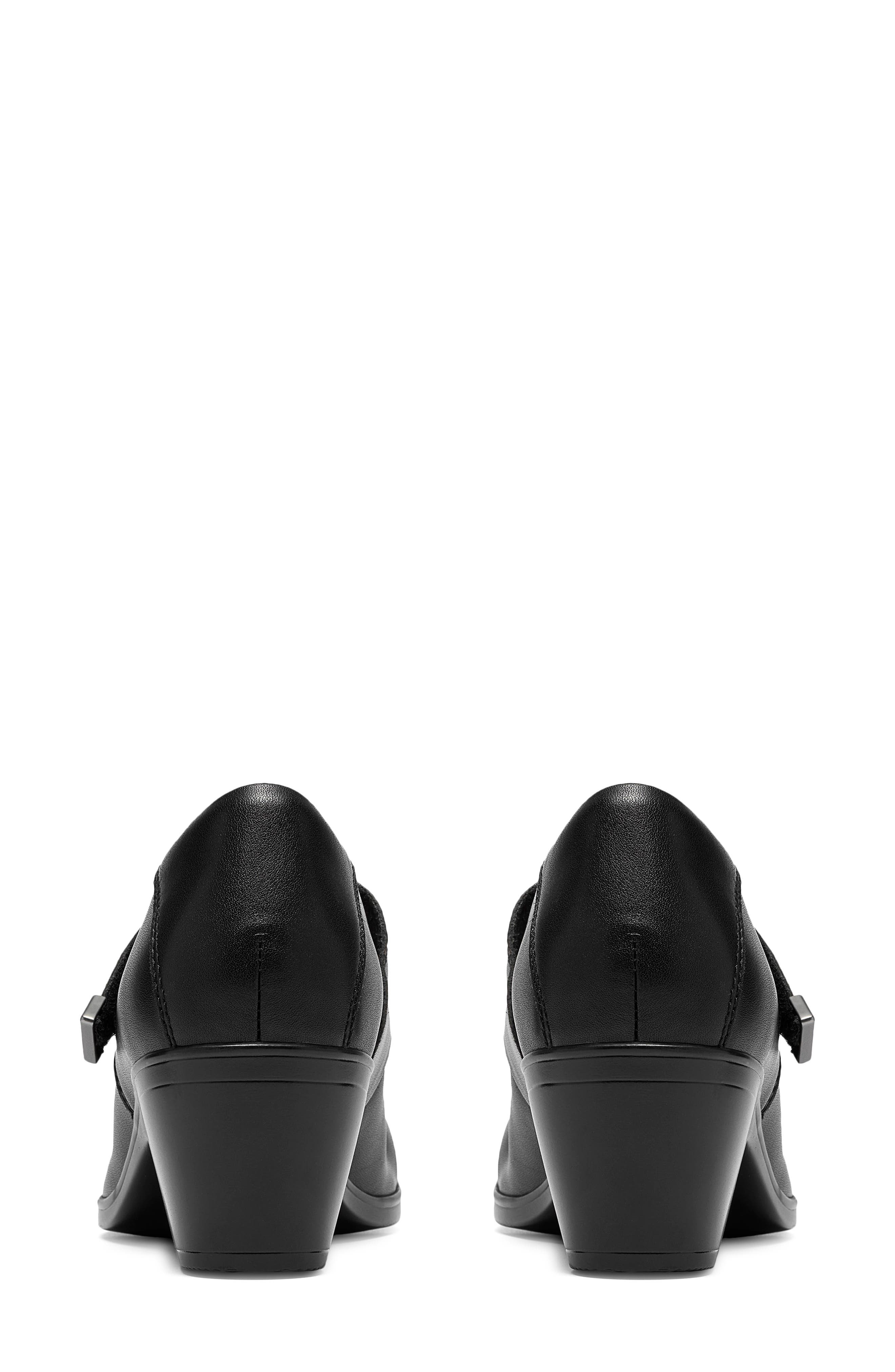 Emily Jaynie Pump, Alternate, color, BLACK LEATHER