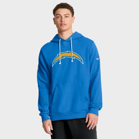 Men's Nike Powder Blue Los Angeles Chargers Sideline Standard Issue Initial Home Dri-FIT Hoodie