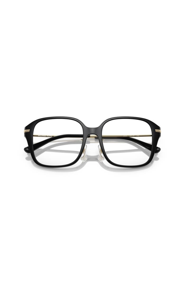 Michael Kors 54mm Square optical glasses, Alternate, color, Black