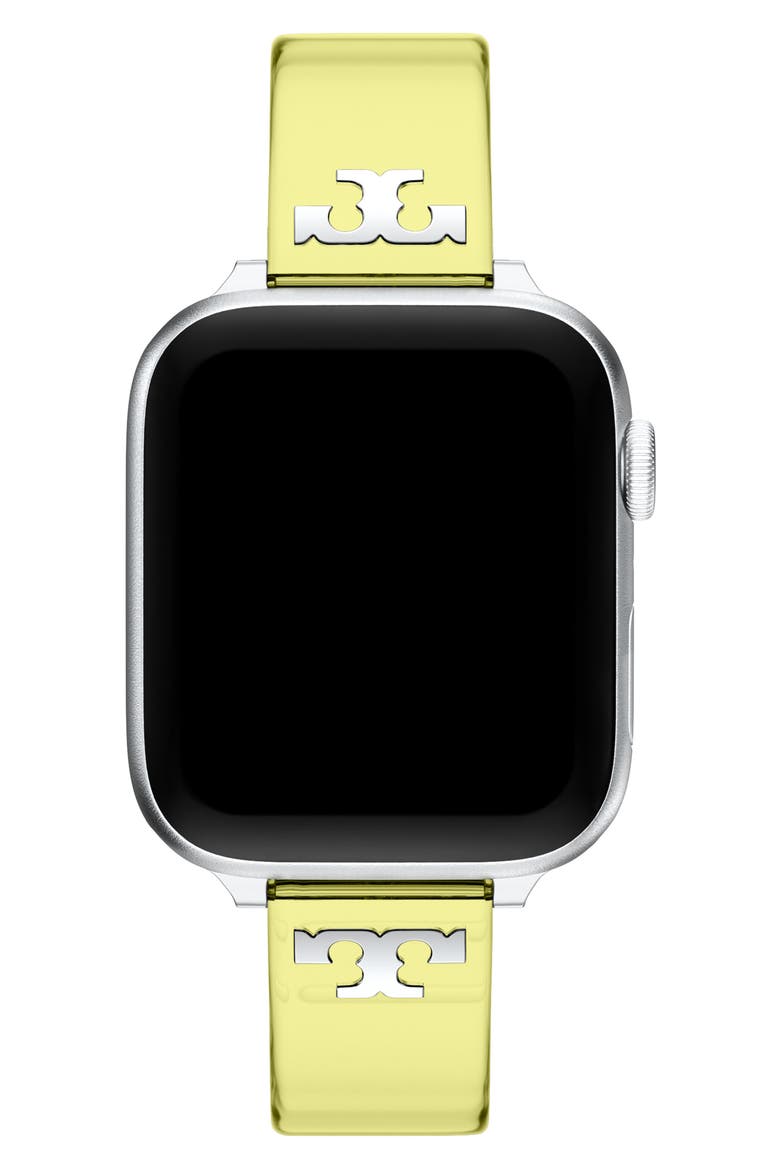 The Single T Jelly 16mm Apple Watch® Watchband, Alternate, color, YELLOW