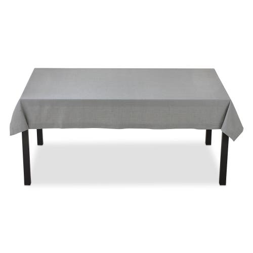 Tag Light Gray Cotton Slub Tablecloth