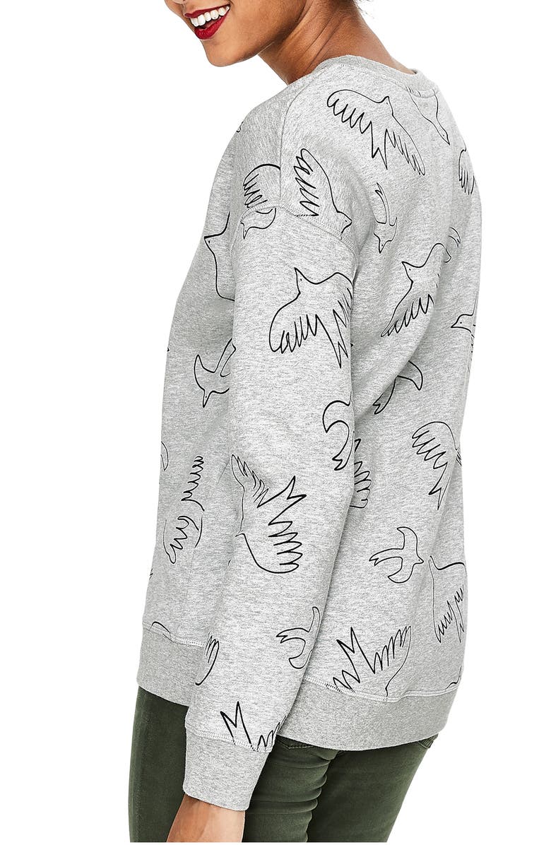 Boden Arabella Drop Shoulder Sweatshirt, Alternate, color,