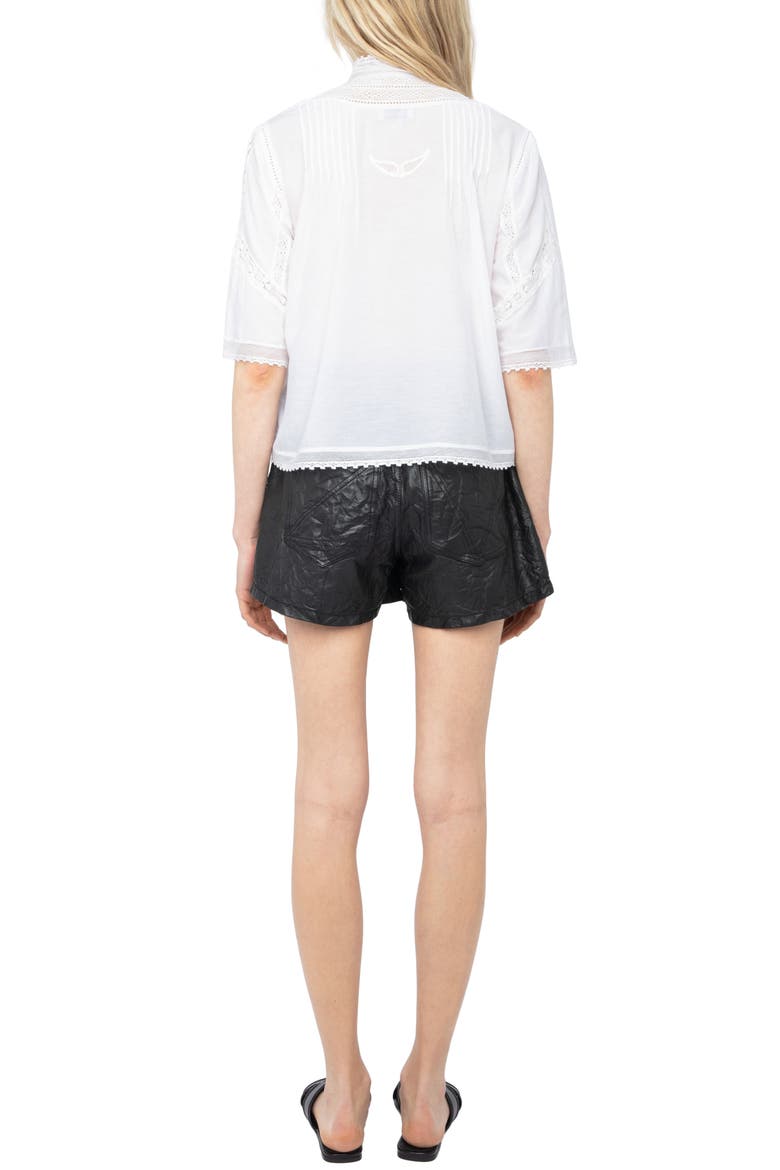 Tanos Tomboy Button-Up Shirt, Alternate, color, JUDO