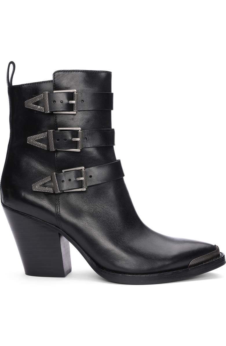 Ash Edwin Triple Buckle Zip Bootie, Alternate, color,