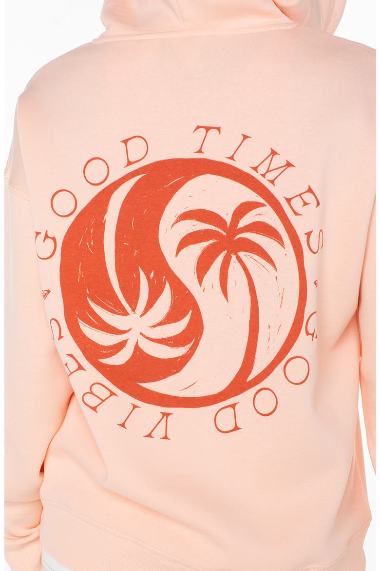 Wailea Graphic Hoodie, Alternate, color, TROPICAL PEACH