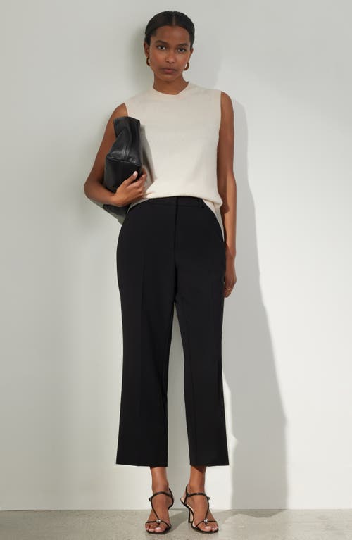 Nordstrom Ankle Straight Leg Pants In Black