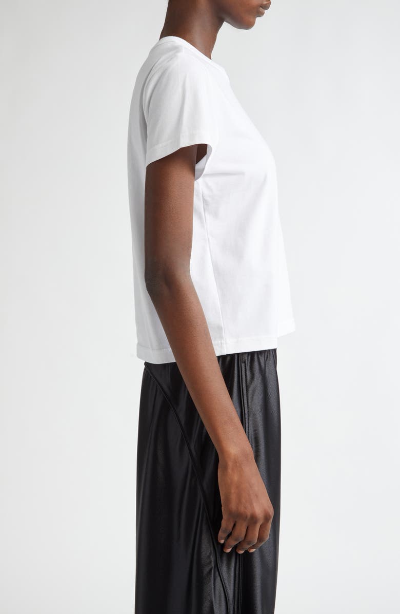 Alexander Wang Puff Logo Shrunken Cotton Jersey T-Shirt | Nordstrom