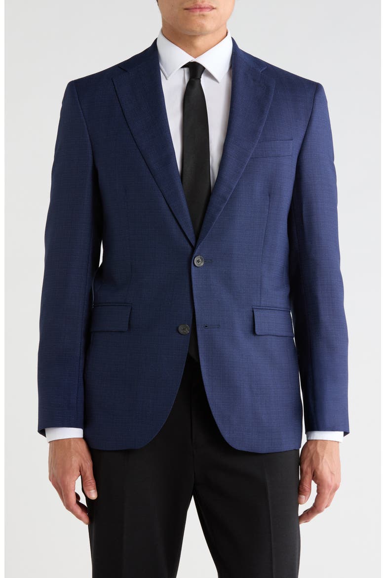 Elex Wool Sport Coat, Main, color, MID BLUE