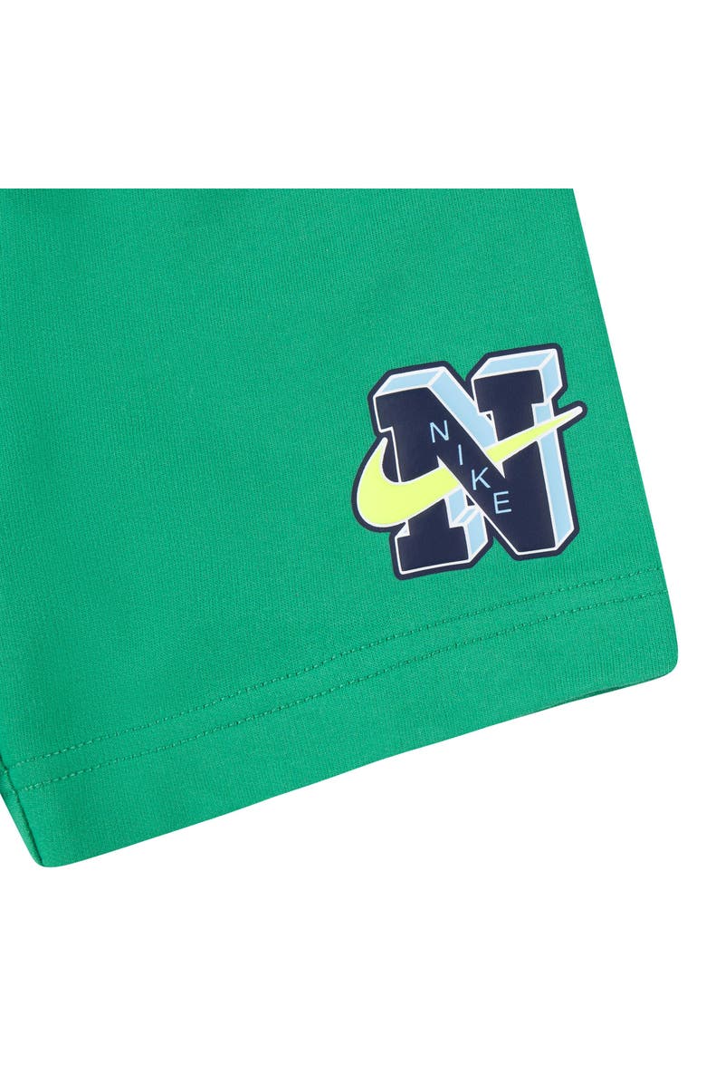 Nike Kids' Henley & Sweat Shorts Set, Alternate, color, 