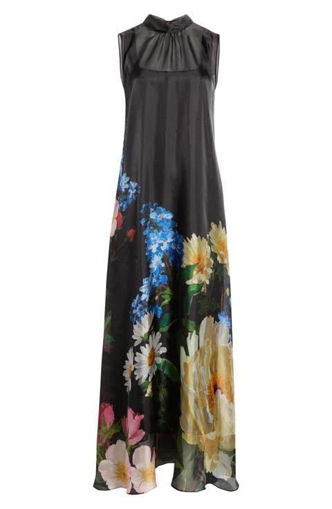 The Christina Moon Flower A-Line Dress
