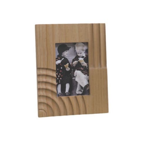 Concentric Carved Photo Frame 4x6