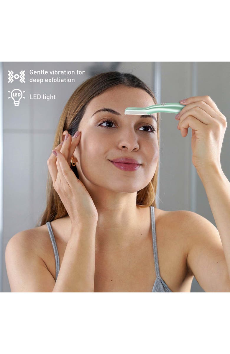 PURSONIC Beauty Precision Bundle - Multi-Purpose Hair Trimmer, Heated Eyelash Curler & Dermaplaning Hair Remover Tool, Alternate, color, Multicolor